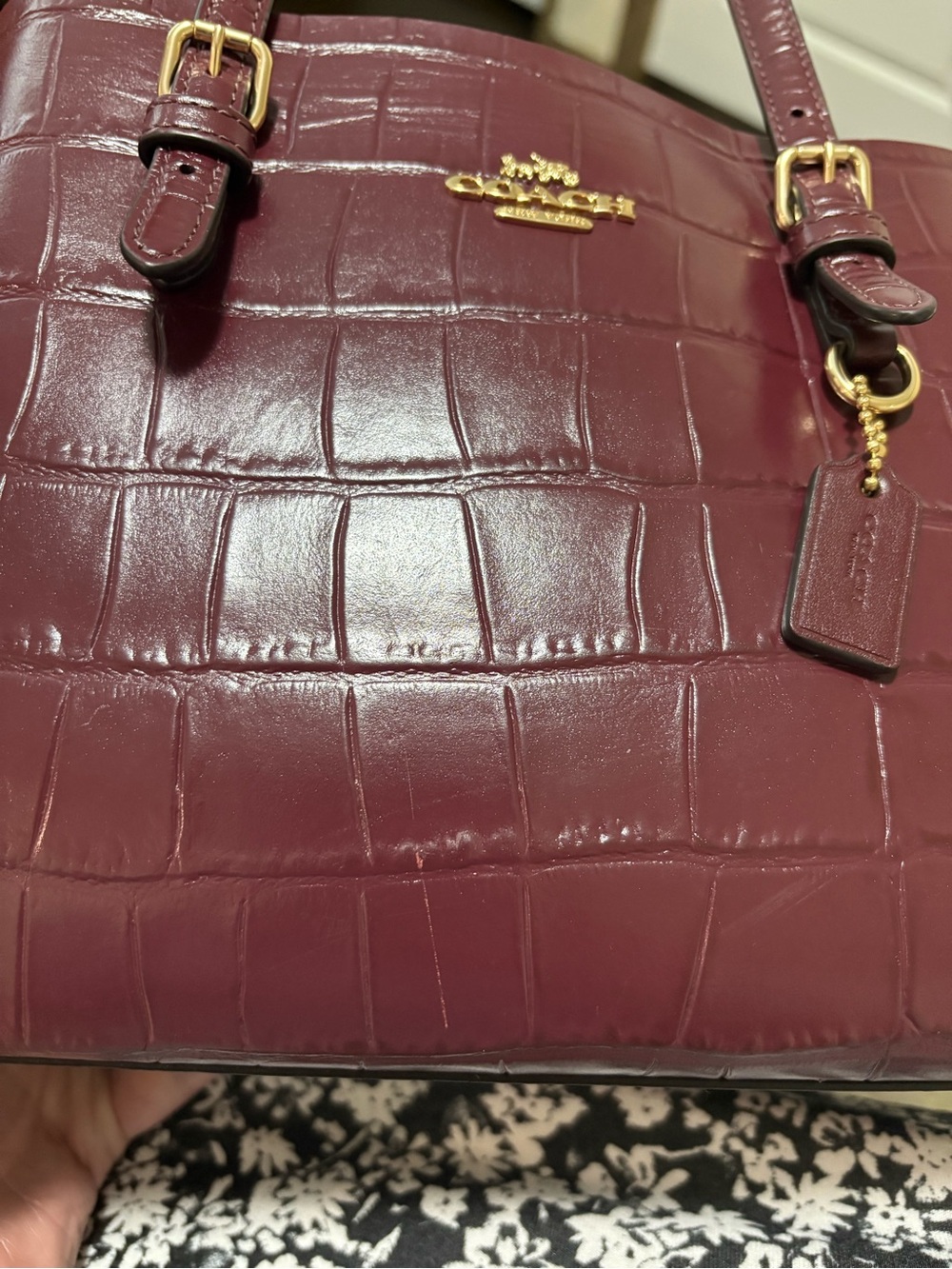 Authentic Coach Molly 25 Tote bag (measurement pictured) - Picture 12 of 13